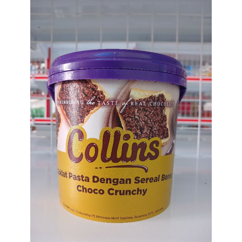

selai coklat Collins Crunchy 1 kg