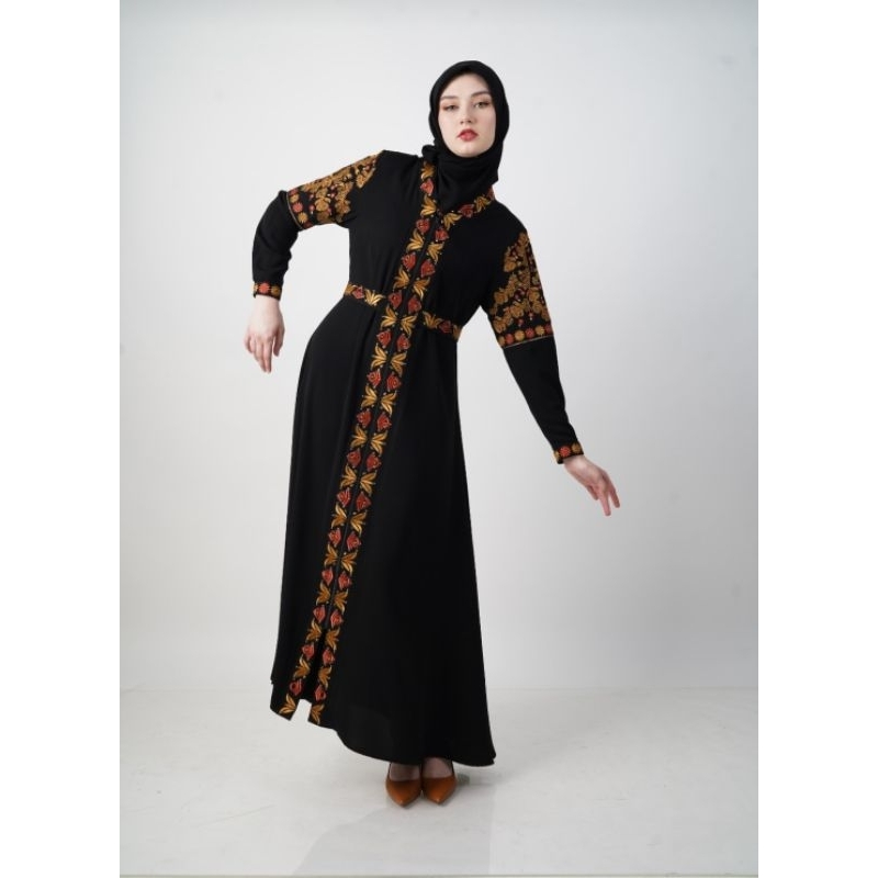 Abaya Hikmat Fashion A9833 Original / gamis / Abaya Turkey / New arrival
