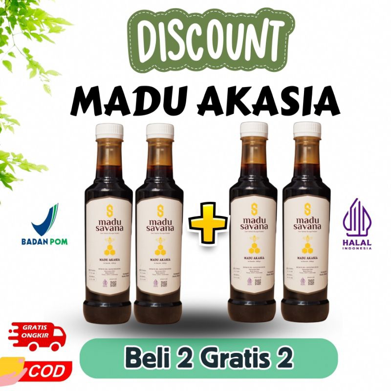

Madu Hutan Akasia Paket Bundling Dapat 4 - Raw Honey