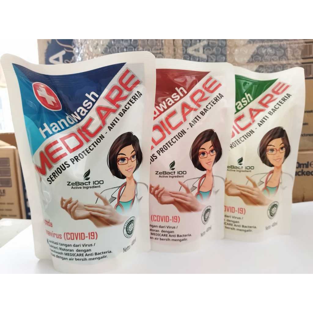 MEDICARE HANDWASH ANTIBAKTERI REFILL 400ML HARUM DAN SEHAT