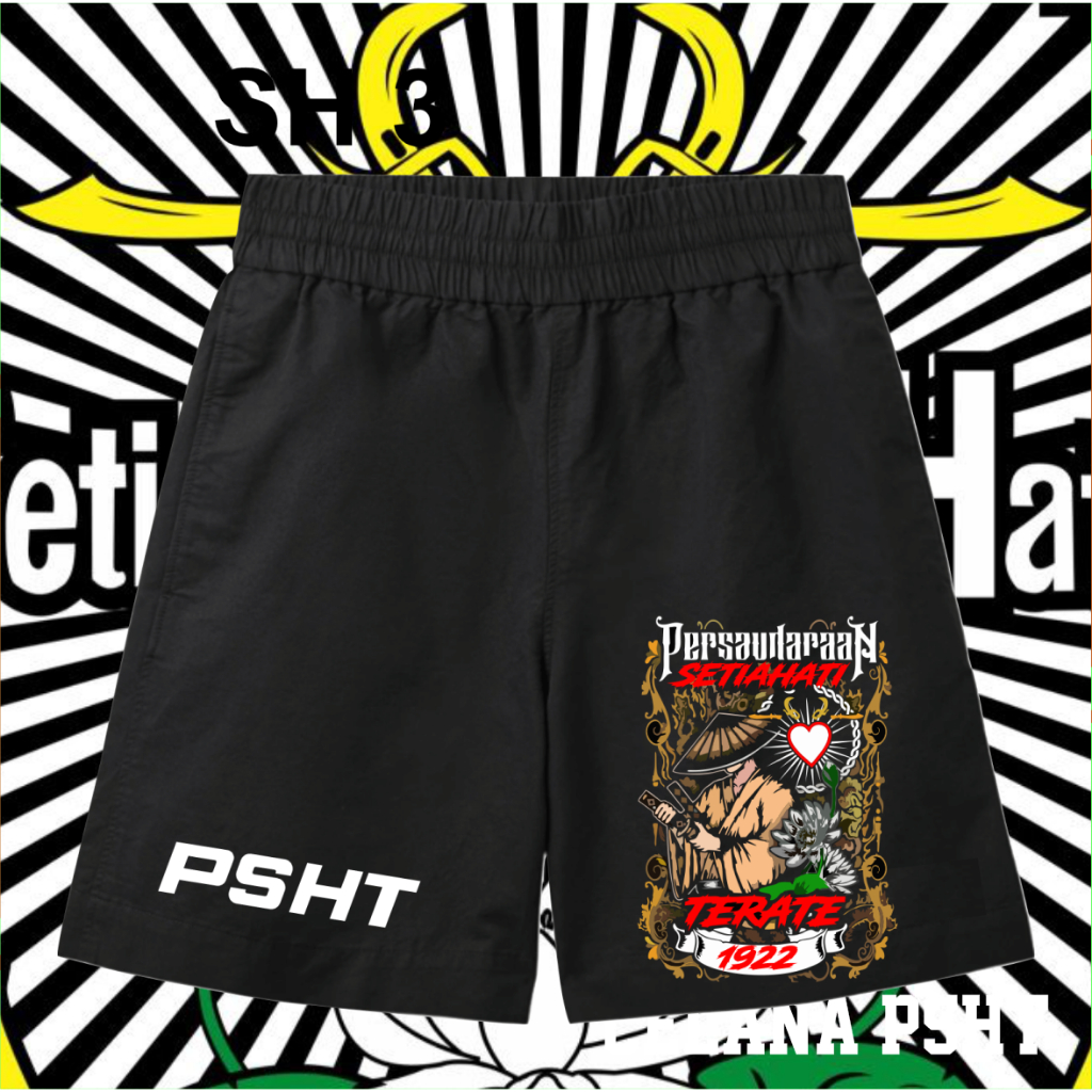 CELANA PSHT PENCAK SILAT PSHT TERLARIS // CELANA PENDEK PSHT UNISEX // CELANA BOXER PENCAK SILAT