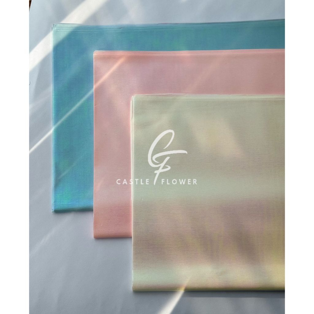[TERMURAH] CF-HOLO KERTAS BUKET BUNGA CELLOPHANE HOLOGRAM