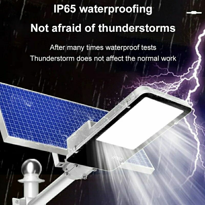 Lampu 1000Watt Sorot Solar Jalan Tenaga Matahari Jalan Solar Cell Waterproof