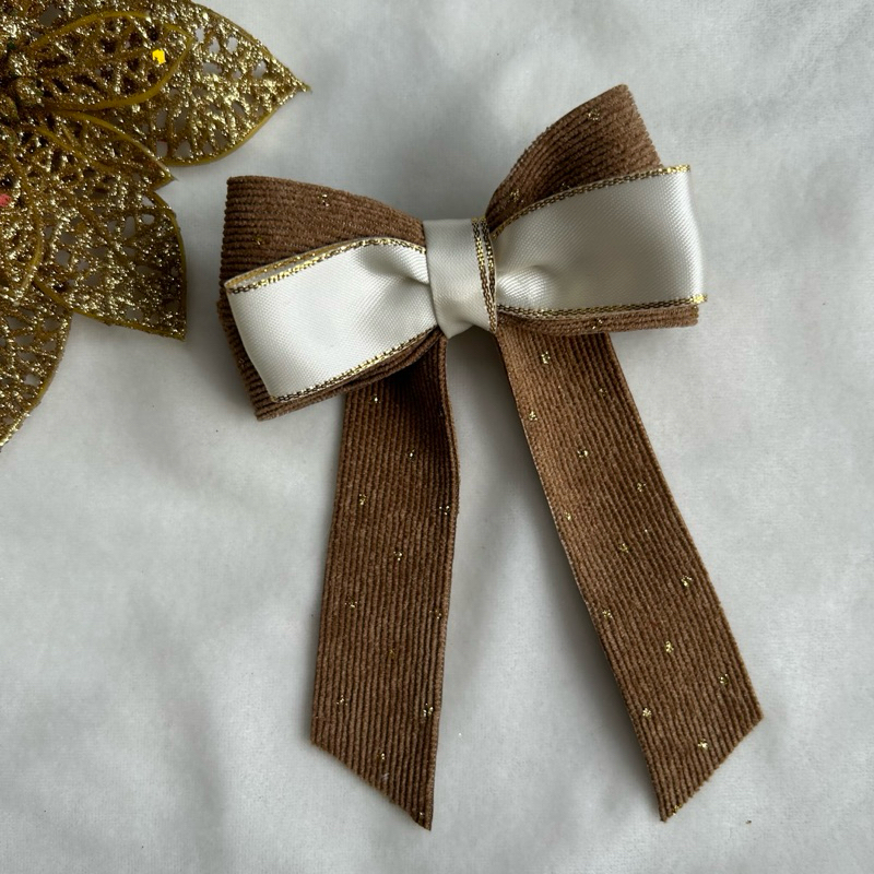 Pita Mima ~  Eastern Hairclip/ Jepit rambut coklat/ Jepitan rambut anak dewasa