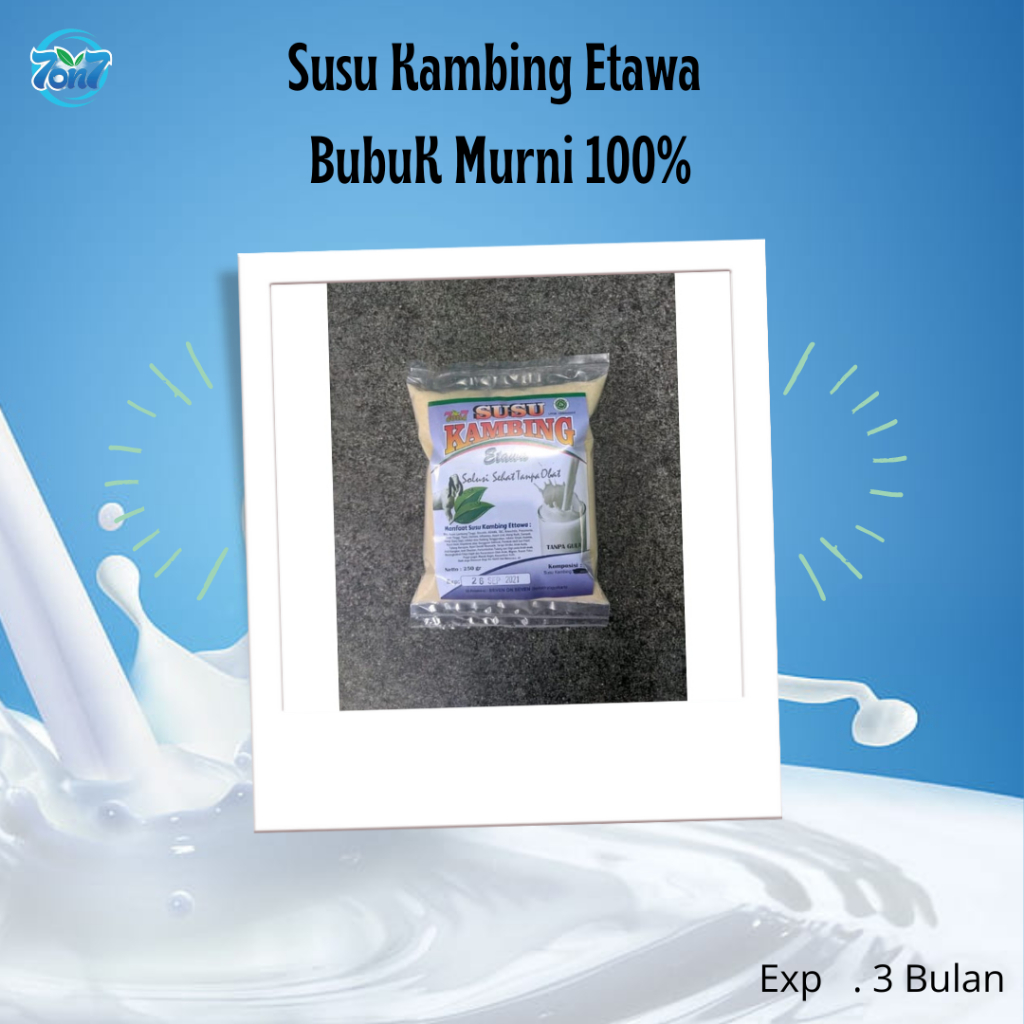 

[PRE-ORDER] Susu Kambing Etawa Bubuk Murni 100% (250gr) Tanpa Campuran (Silahkan Chat dulu)