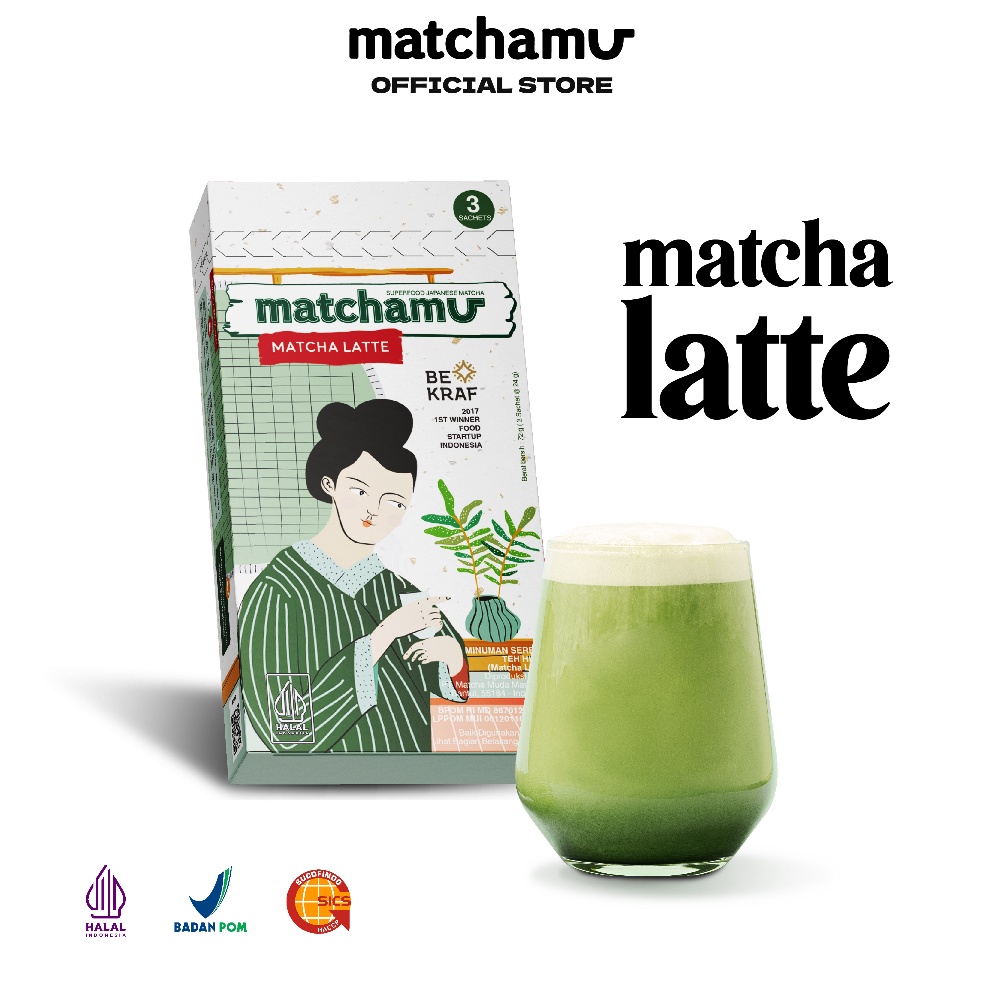 

Readii Stock Matchamu Matcha Latte Box of 3 Dijamin Ori