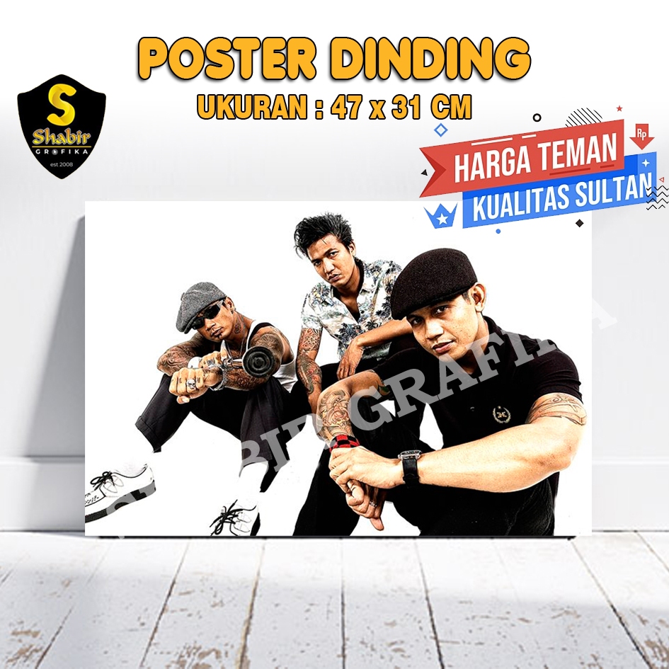 COD POSTER DINDING BAND SUPERMAN IS DEAD