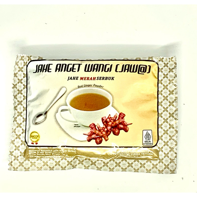 

Jahe Anget Wangi -1 renceng isi 10 sachet 20 gram