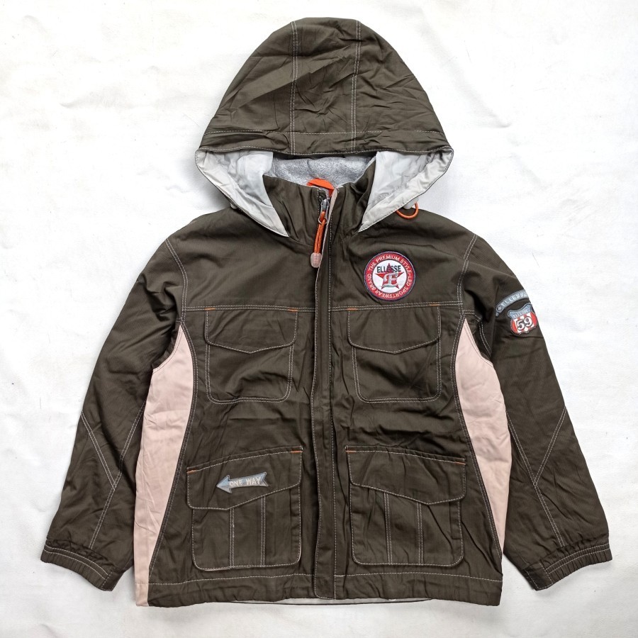 ellesse outdoor casual jaket anak cdg tnf