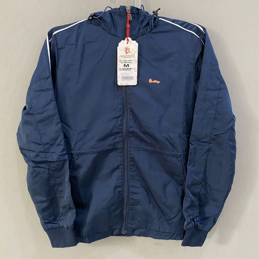 JAKET BOOMBER WANITA RED UP NAVY 8933