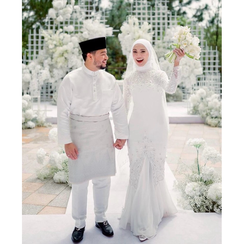 gaun pengantin muslimah malaysia melayu wedding dress muslimah