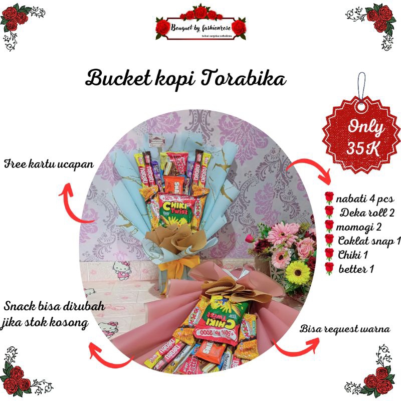 BUCKET SNACK MURAH BUCKET SNACK ANAK WISUDA BUKETBSNACK WISUDA BUKET ANAK TK SD