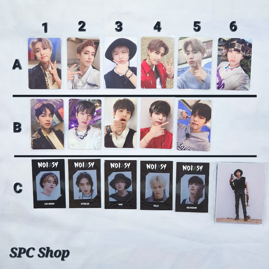 Stray Kids Noeasy Album Photocard Leeknow Changbin Hyunjin Han Felix Seungmin /  Frame PC / Photoboo