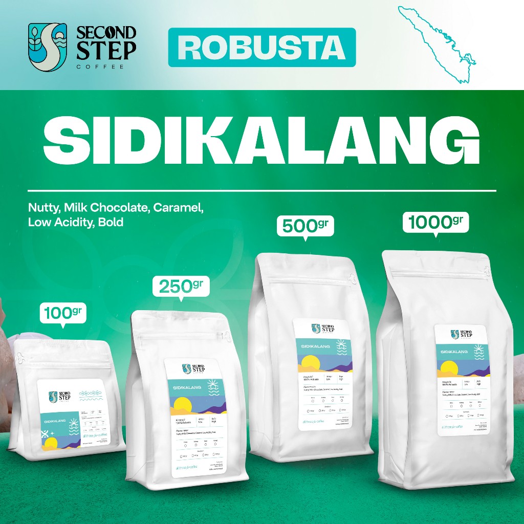 

Kopi Robusta Sidikalang Sumatra Coffee Beans Espresso Bean Biji Bubuk