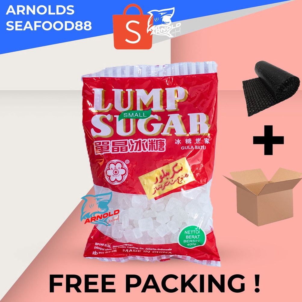 

[✥S55(] gula batu 400g / lump sugar 400g premium quality ( packing) [220]