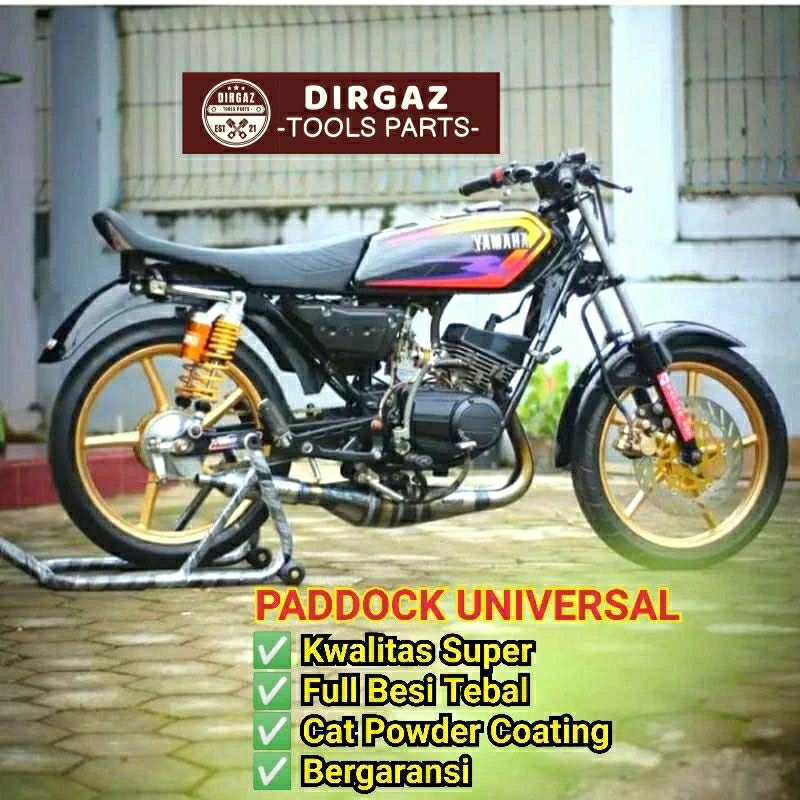 Standar paddock pedok padock motor universal bebek trail cbr 150r r15 v3 ninja rr ninja r rx king fi