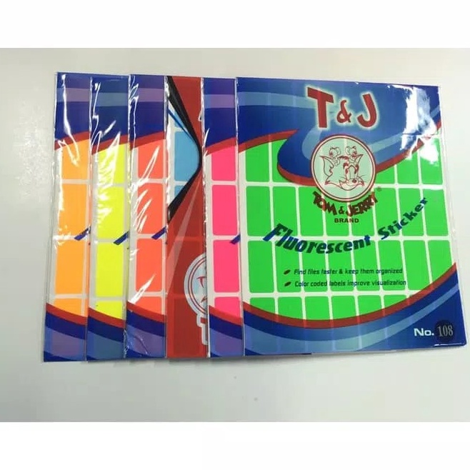 

Ready T&J Labels WARNA (FLUORESCENT) 108 ➻➶✱✼