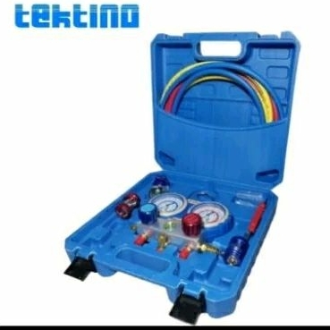 METERAN MANIFOLD AC MOBIL MERK TEKTINO PAKET LENGKAP