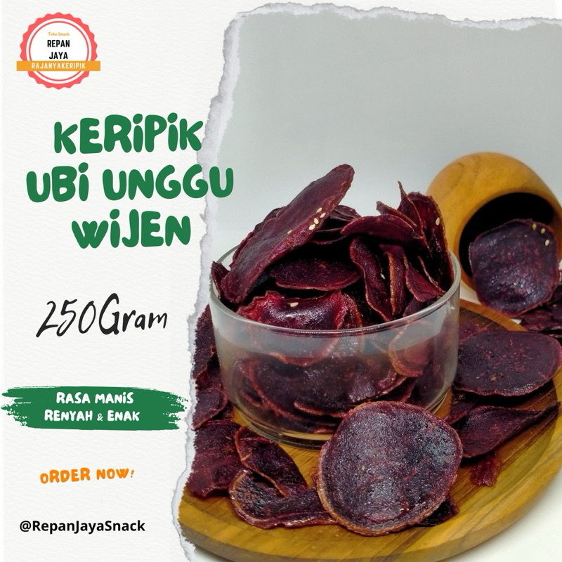 

Keripik Ubi Unggu Wijen 250gram