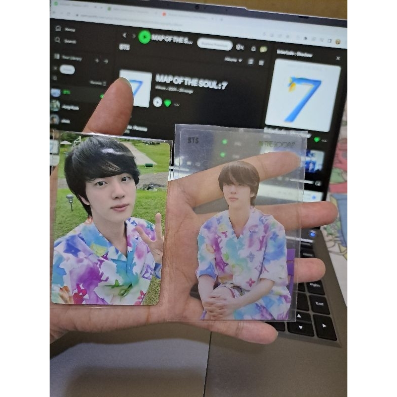 OFFICIAL SET JIN BTS IN THE SOOP 2 & PHOTOSTRIP - CLEAR IN THE SOOP 1