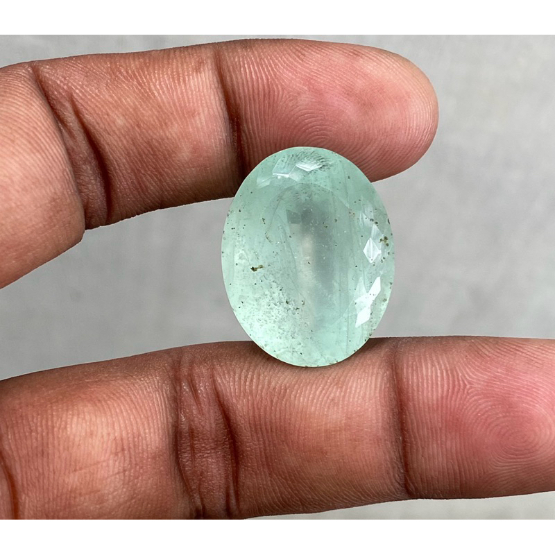 Natural Aquamarine Beryl Batu Aquamarine Beryl Big Size Dim 25x20x14 CT 41