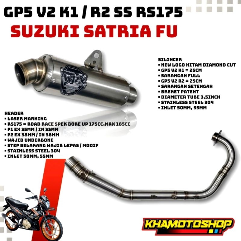 WRX GP5 V2 K1 / R2 SS RS175 SATRIA FU