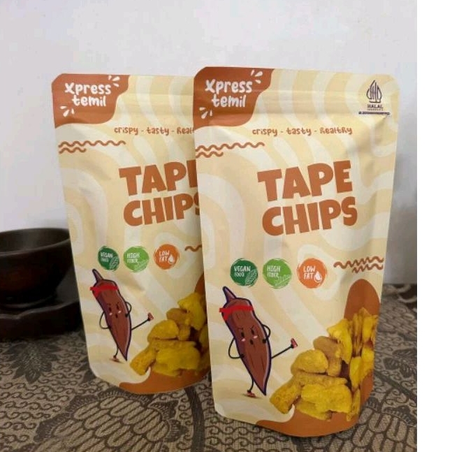 

Xpresstemil Keripik Tape Tape Chips 400ml 750 ml 1000 ml Kemasan Pouch