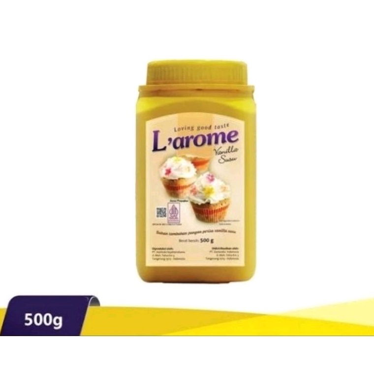 

[PRODUK WHVTA41] larome vanilla susu 500gr 85