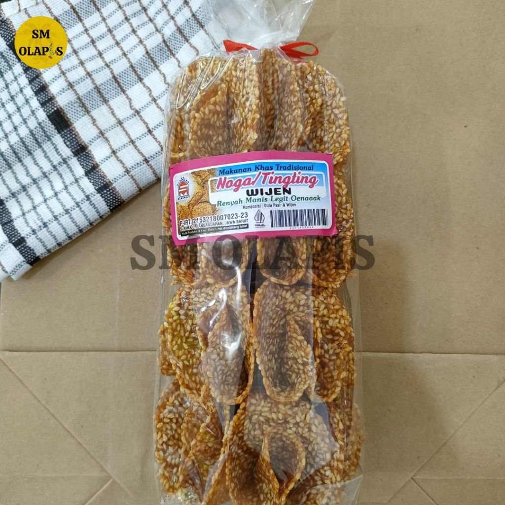 

NOGA TINGTING WIJEN SNACK LEBARAN OLEH OLEH SARI MURNI CILACAP