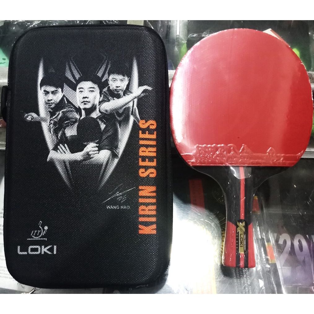 ✨COD✨ Bet Pingpong Bat Tenis Meja LOKI X-3 Stars Carbon ORIGINAL 