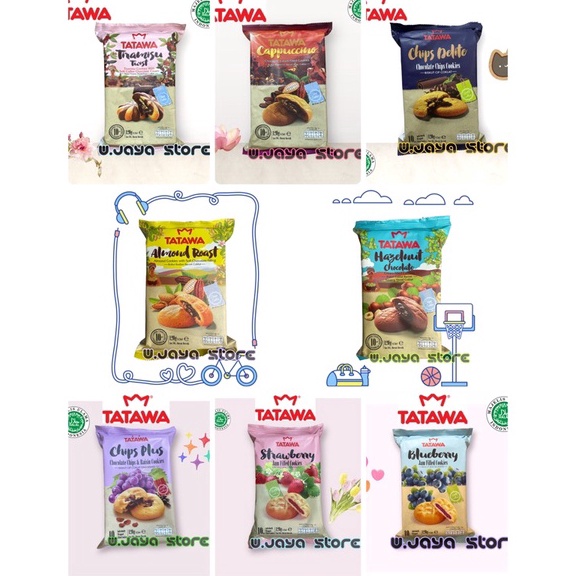 

[❅E94\] TATAWA COOKIES WITH FILLED JAM 120g [118]