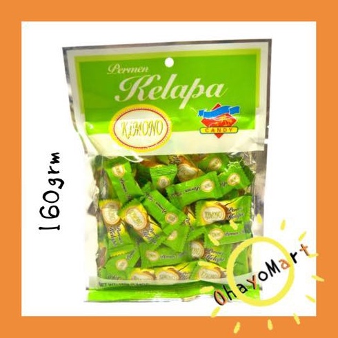 

[9CA37] Permen Kimono coconut / kimono Permen kelapa 160g Best