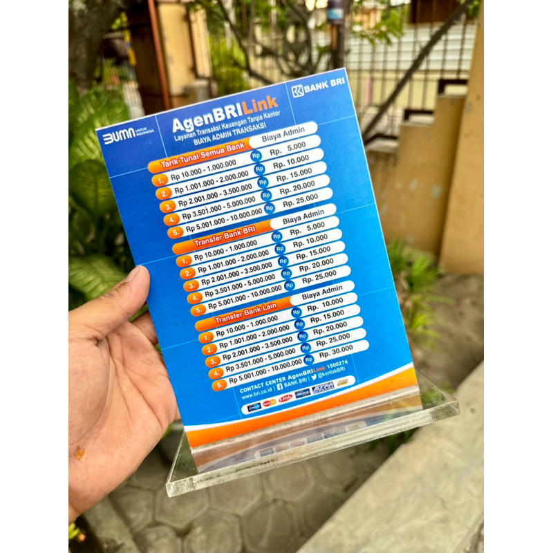 

BISA REQUEST DAFTAR TARIF AGEN BRILINK 15x20