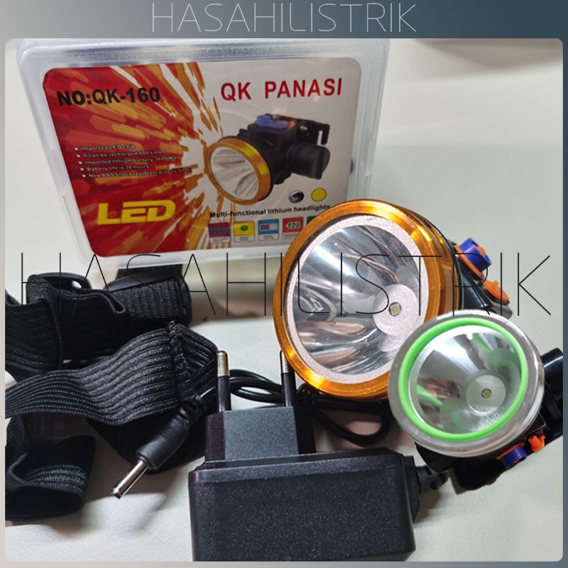 Senter Lampu Kepala Head Lamp Nyala Putih Kuning 35Watt / 45watt / 50Watt / 80Watt