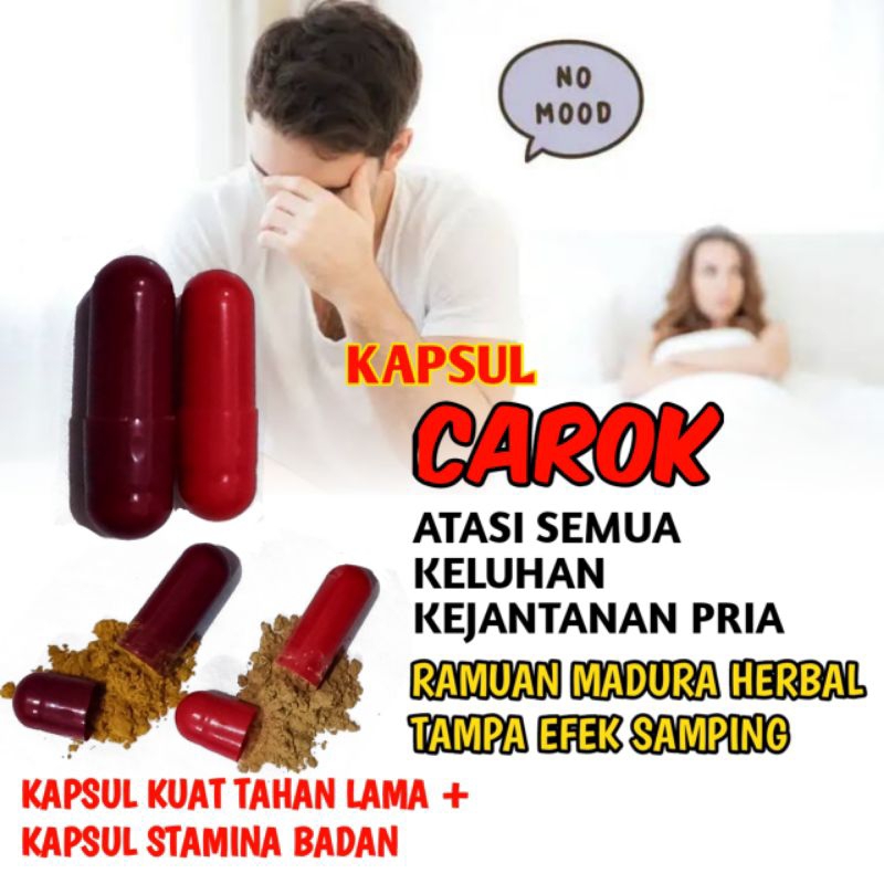 Obat Tahan Lama Pria Kapsul Carok Ramuan Madura