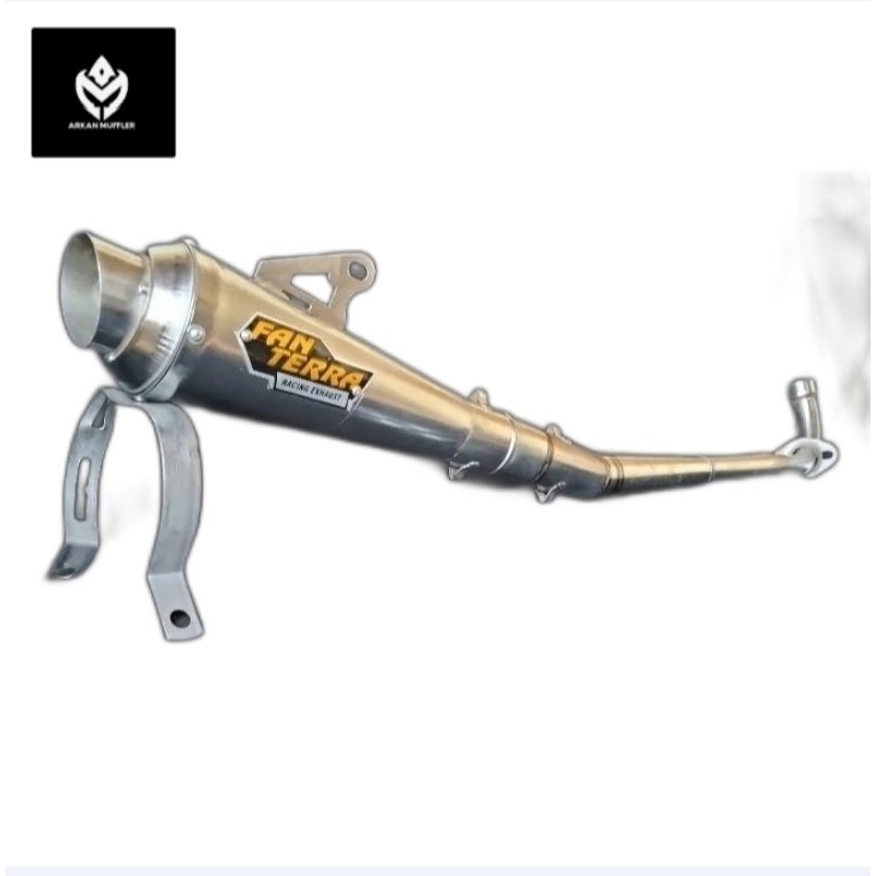 knalpot shogun 110/125 knalpot racing fanterra motor bebek Supra Vega Jupiter karisma Revo smash sho