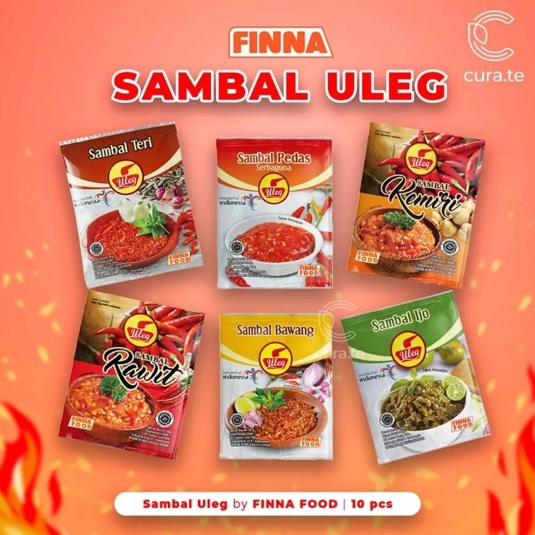 

[♤Y58/] SAMBAL ULEG FINNA/SAMBAL PEDAS/SAMBAL TERi/SAMBAL HIJAU/SAMBAL BAWANG/SAMBAL TERASI ISI 10 PCS Restok Gan