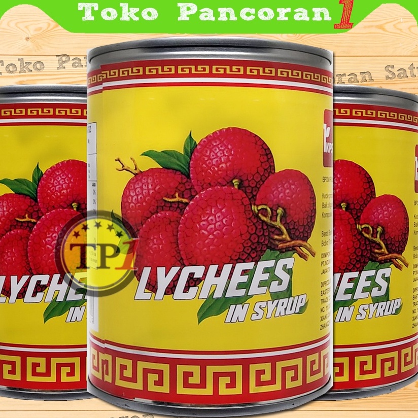 

T3rbat44s Lychee in Syrup Kaleng mili thailand / Buah Leci Dalam Sirup Kaleng 567gr lychees IPKS thailand Order Saja Gan