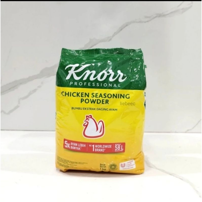 

Knorr Chicken Seasoning Powder 1 kg / Kaldu Ayam 1kg