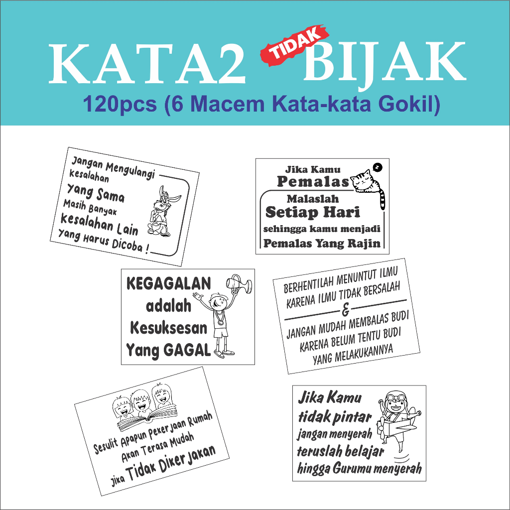 

Stiker GOKIL Kemasan Minuman