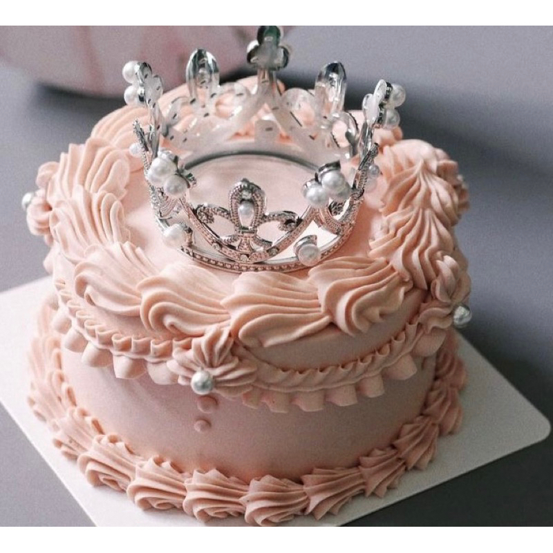 topper mahkota/topper bento cake crown
