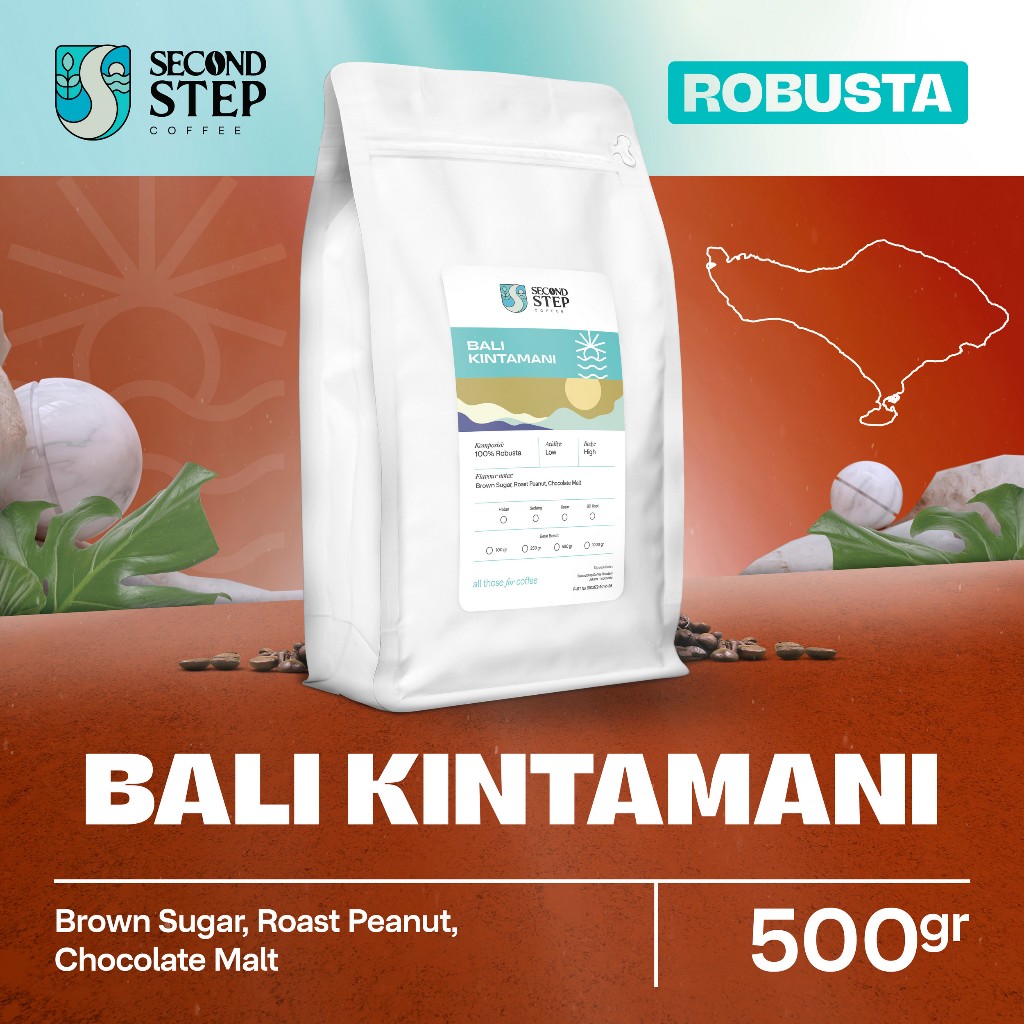 

Biji Kopi Bubuk Robusta Bali Kintamani Coffee Roast Beans Espresso Tubruk 500gr