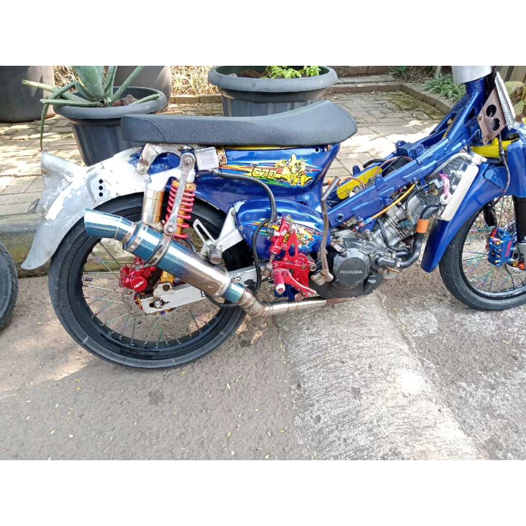 PROMOjok motor c70 roadrace-jok c70 modifikasi roadrace kulit amplas kasar anti slip