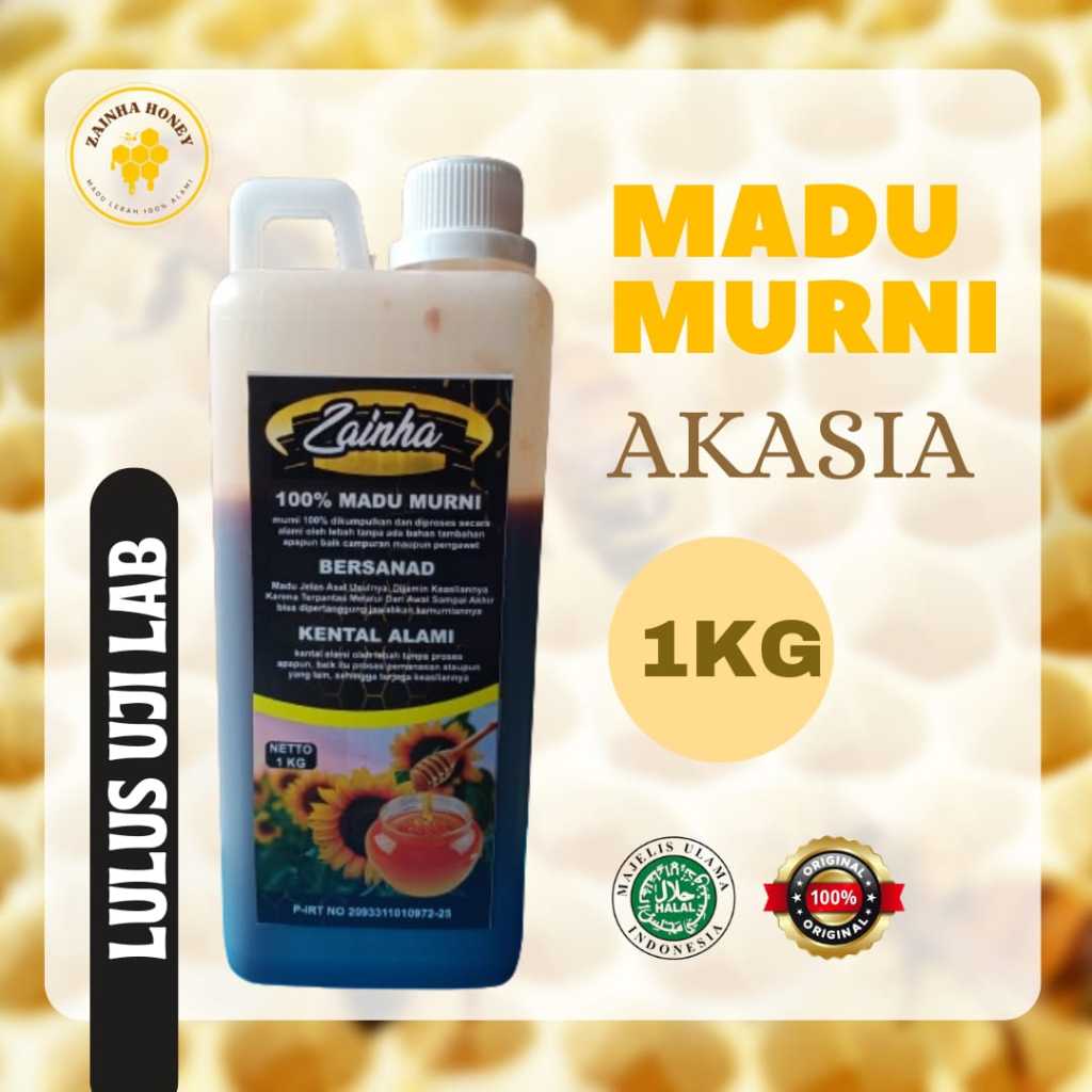 

Madu 100% Asli Akasia 1 Kg Full Nektar Original