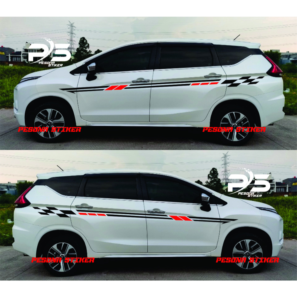 Stiker Mobil Xpander Stiker List Variasi Xpander Stiker Cutting Mobil Mitsubishi Xpander