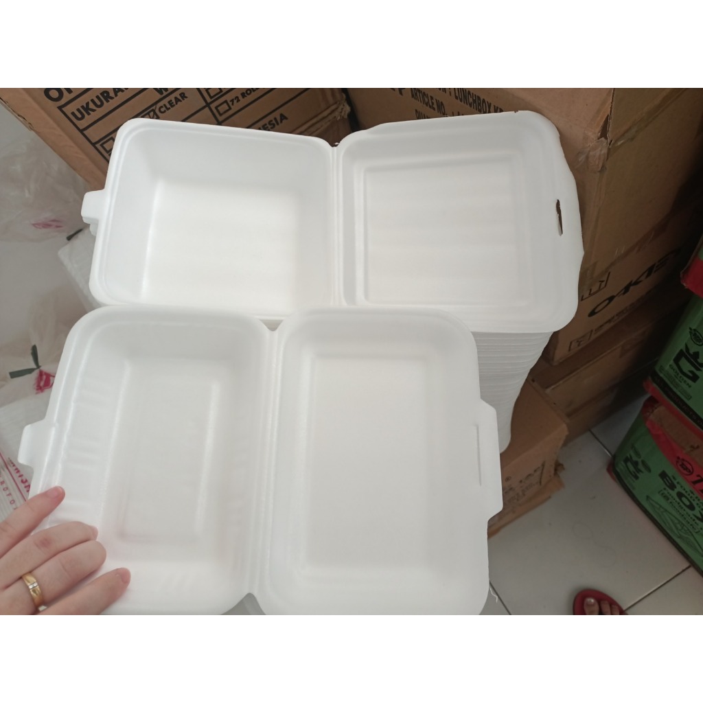 Styrofoam Makanan 1ball (100pcs) Khusus instant
