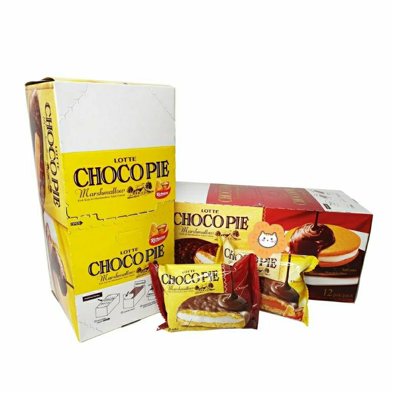 

Lotte Choco Pie Marshmallow isi 12 pcs