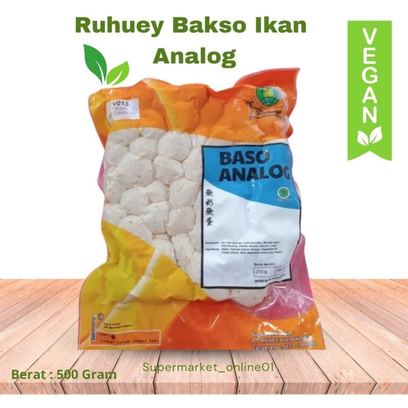 

Ruhuey Bakso Ikan Analog Vegan