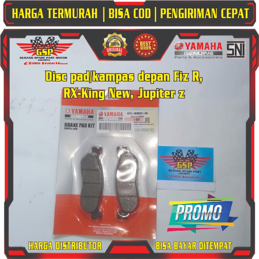 Disc Pad Kampas Rem Depan Fiz R