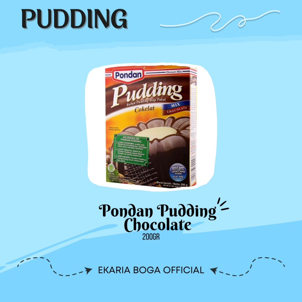 

JELLY | PUDDING | BUBUK PUDDING SIAP PAKAI | PUDDING BUBUK PUDDING PONDAN | PONDAN PUDDING 200GR